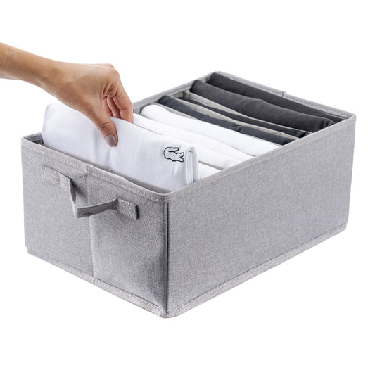 caja de tela, organizador de ropa, organizador de camisetas