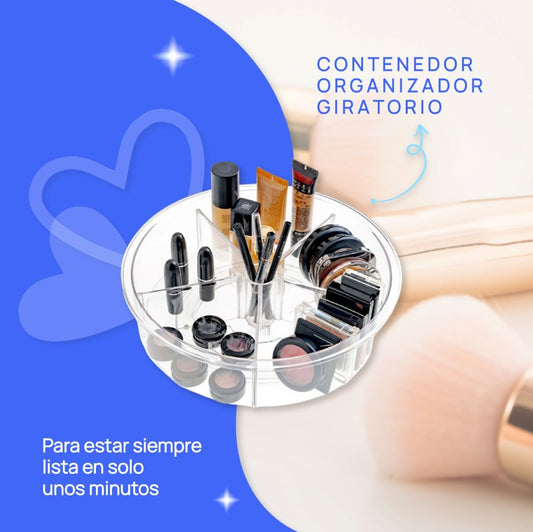 Contenedor Organizador Giratorio para baño