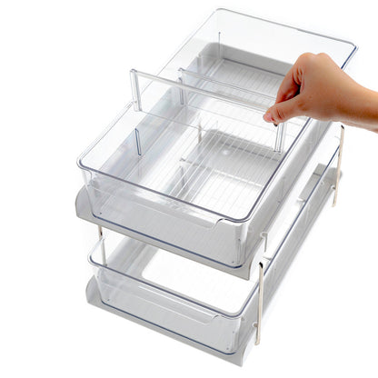 Organizador de Cajones Doble para cocina